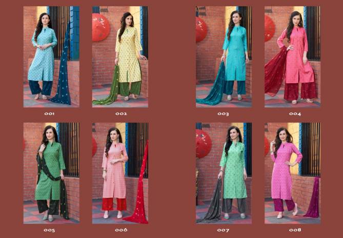 Master Saundarya New Exclusive Wear Rayon Heavy Ready Made Salwar Suit Collection